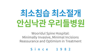 최소침습 최소절개 안심낙관 우리들병원
